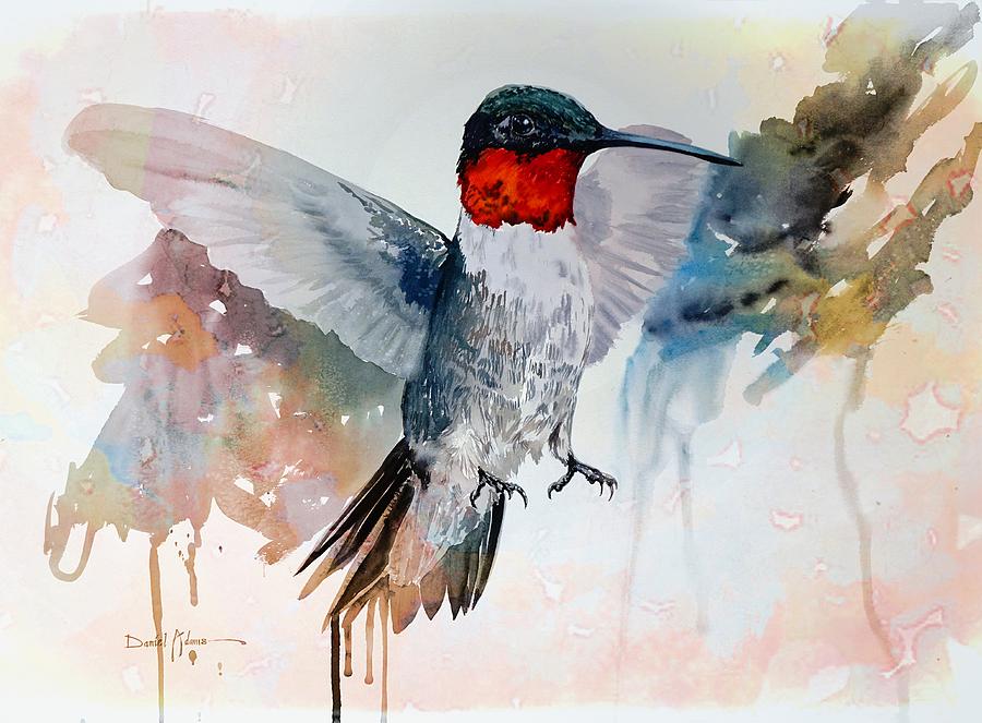 Da185 Bossanova The Hummingbird By Daniel Adams Painting