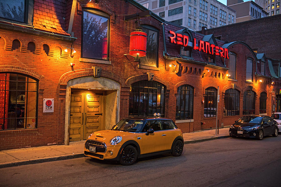 Boston Nightlife Stanhope Street Red Lantern Boston MA Photograph by Toby McGuire
