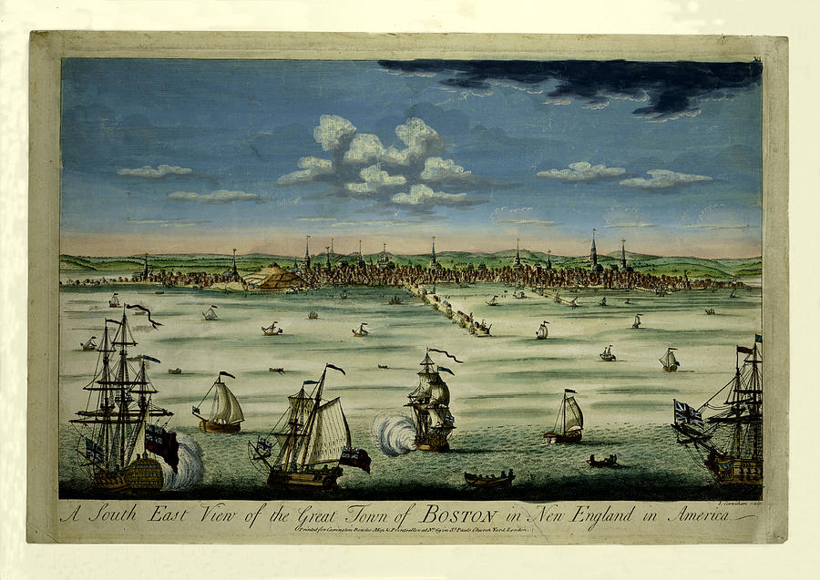 Boston 1725 Photograph by Andrew Fare