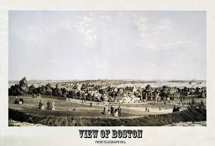 Boston 1854 Photograph by Andrew Fare