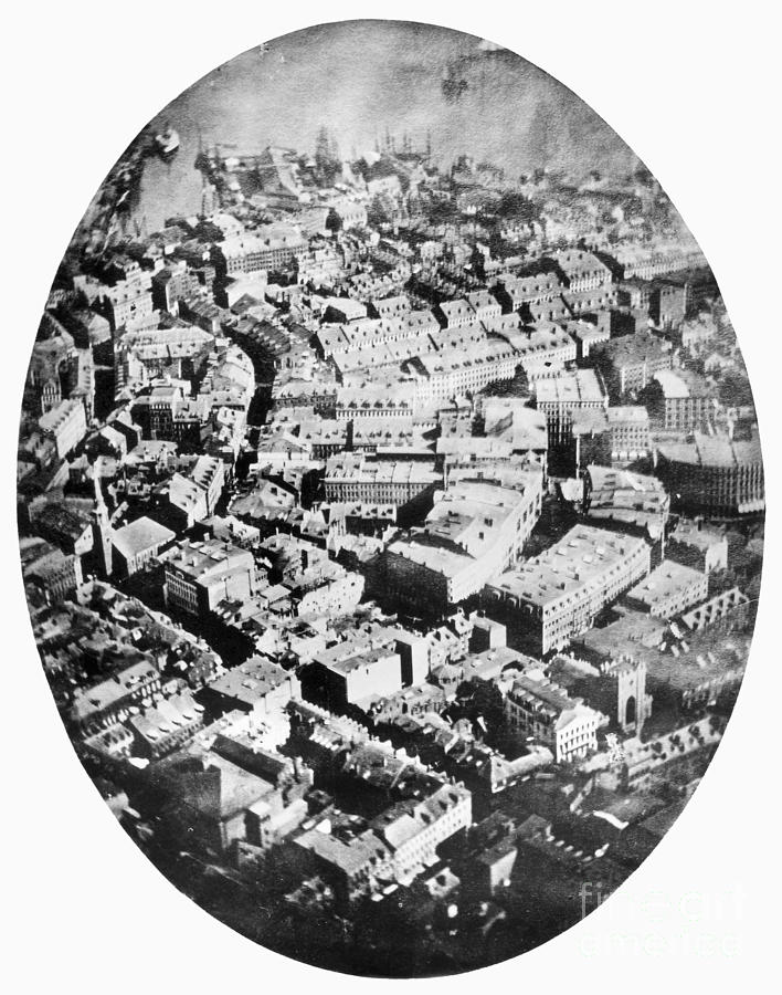 Boston 1860 Photograph by Granger