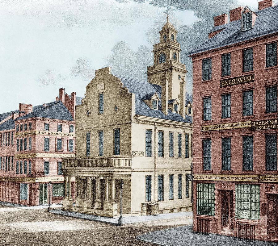 Boston Photograph - Boston, 19th Century by Science Source