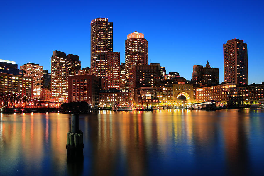 Boston Photograph - Boston Aglow by Rick Berk