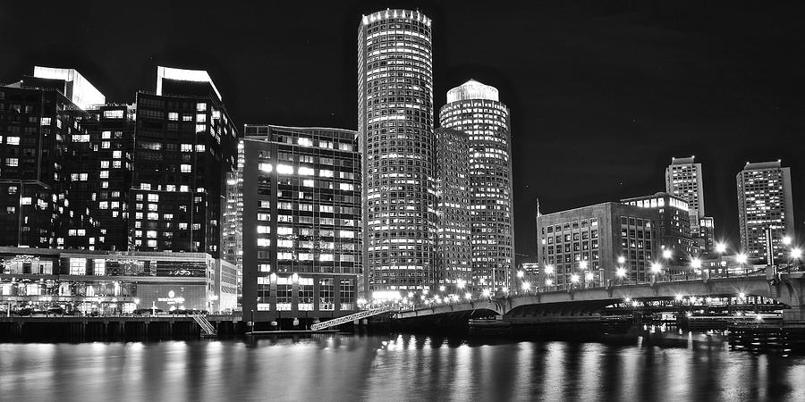 Boston Black and White Photograph by Frozen in Time Fine Art Photography