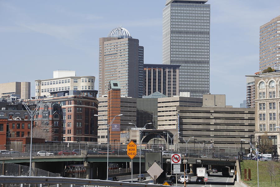 Downtown Boston Photograph by Valerie Collins