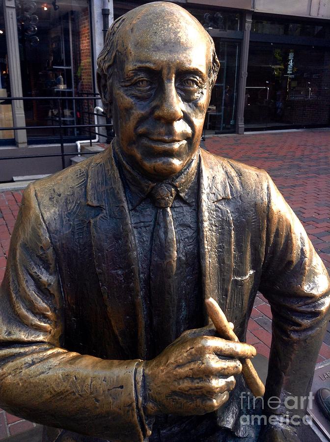 Boston Celtics Red Auerbach In Bronze Photograph By Gina Sullivan