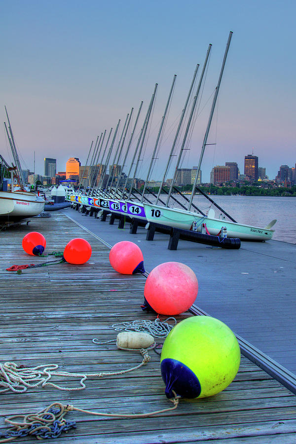 Boston Charles River MIT Sailing Photograph by Joann Vitali