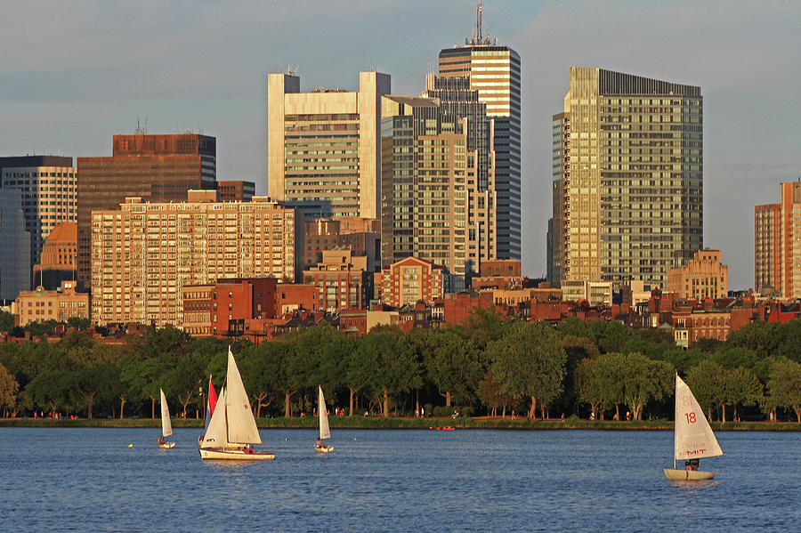 Boston Charles River Sailing Photograph by Juergen Roth