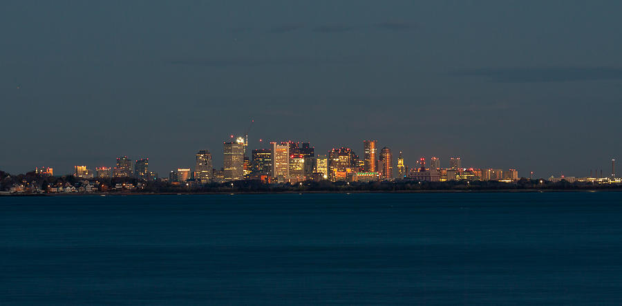 Boston City Lights Photograph by Brian MacLean