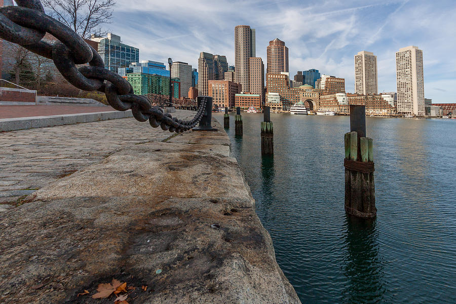 Boston Cityscape from the Seaport District 2 Photograph by Brian MacLean