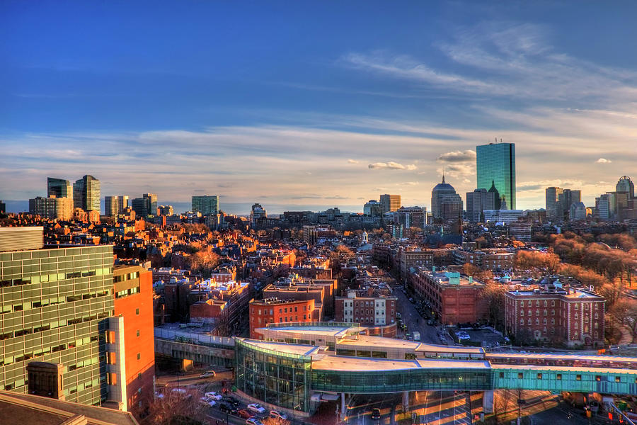 Boston Cityscape Photograph by Joann Vitali