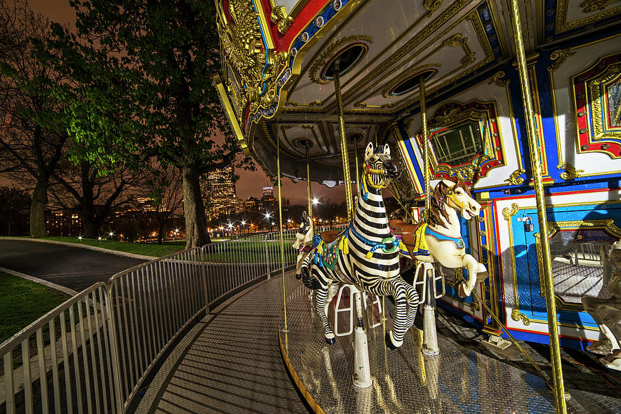 Boston Common Carousel Boston MA Photograph by Toby McGuire