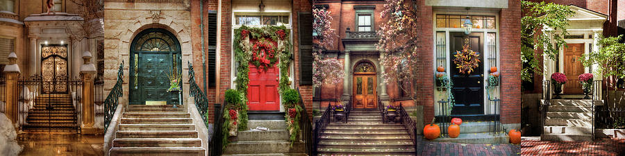 Boston Doorways Photograph by Joann Vitali