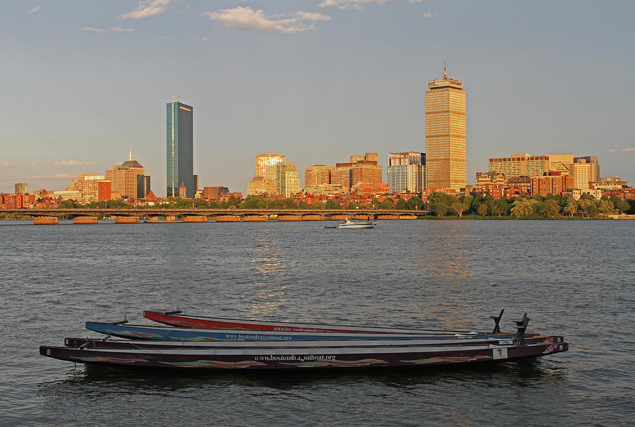 Boston Dragon Boats Photograph by Juergen Roth