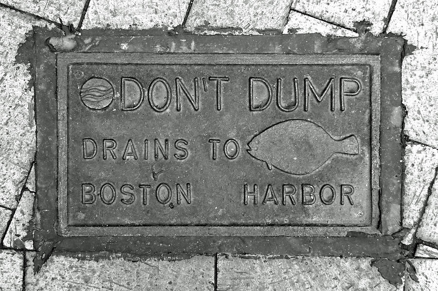 Boston Drain Photograph by Brooke T Ryan