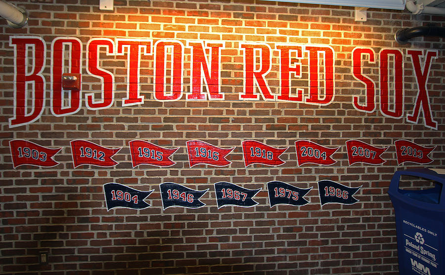 Boston Fenway Park Championship Mural Photograph by Juergen Roth