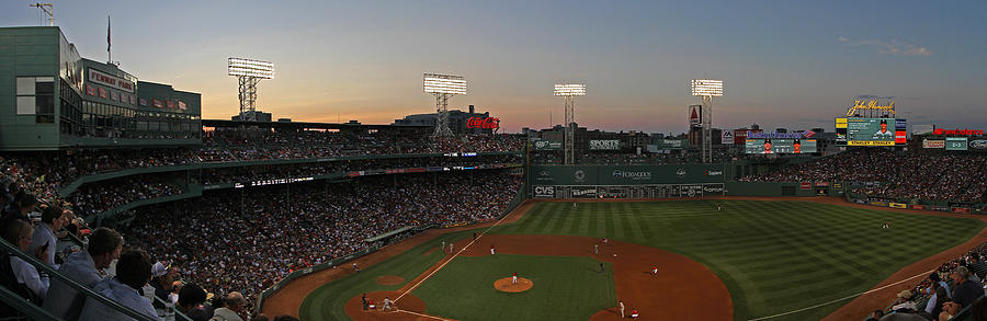 Boston Fenway Park Sunset Photograph by Juergen Roth