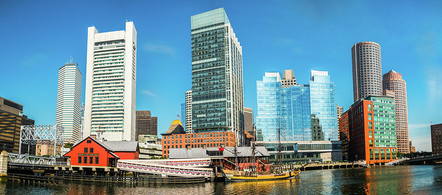 Boston Photograph - Boston Financial District by Thomas Johnson