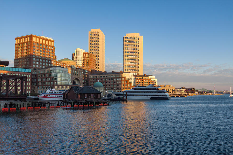 Boston from Fort Point Photograph by Brian MacLean