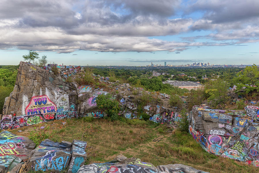 Boston From Quincy Quarries Photograph by Brian MacLean