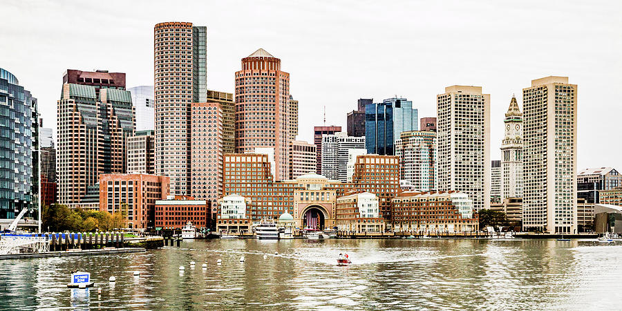 Boston from the Harbor Photograph by Lisa Lemmons-Powers