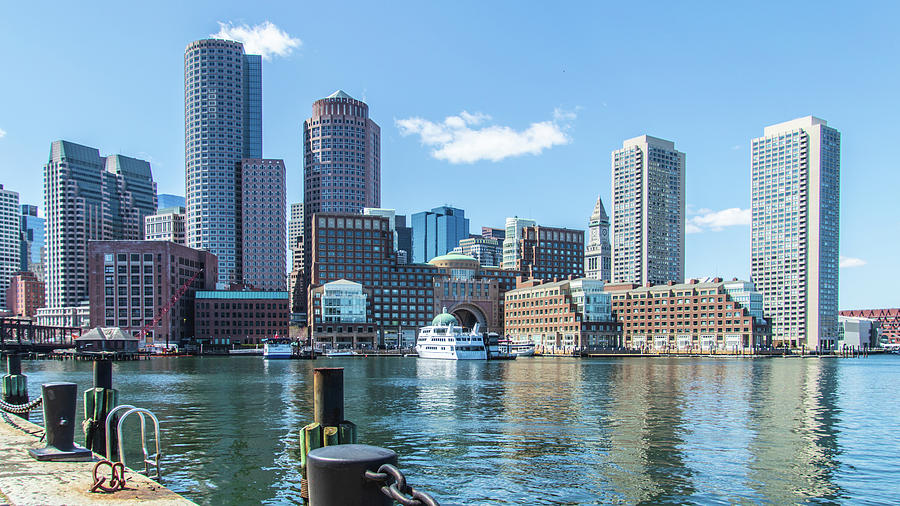 Boston Ma Photograph - Boston Harbor by Dennis Dockham
