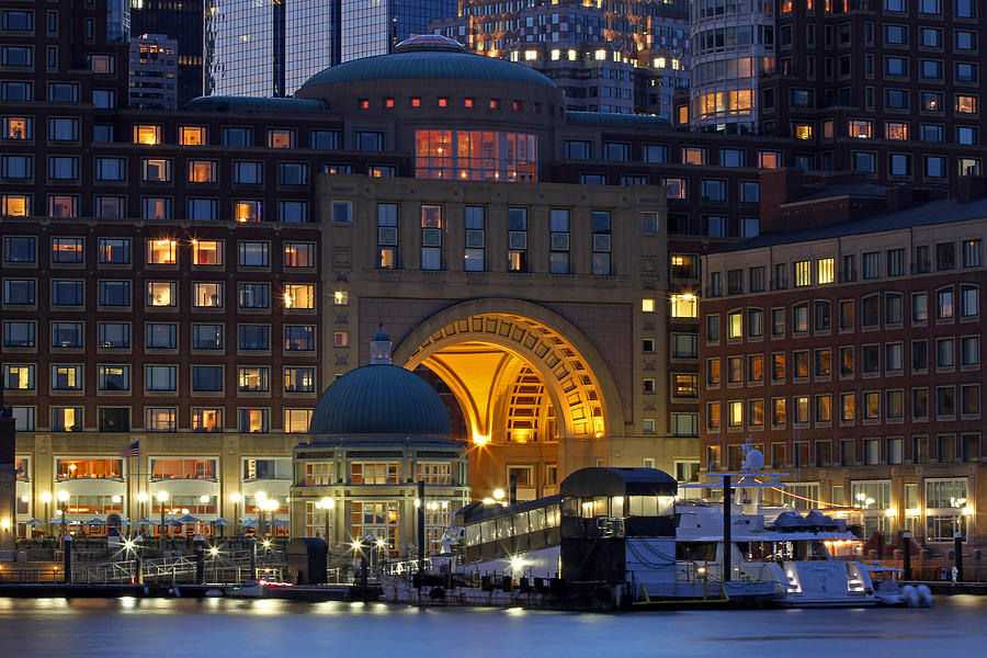 Boston Harbor Hotel Arch and Rotunda Photograph by Juergen Roth