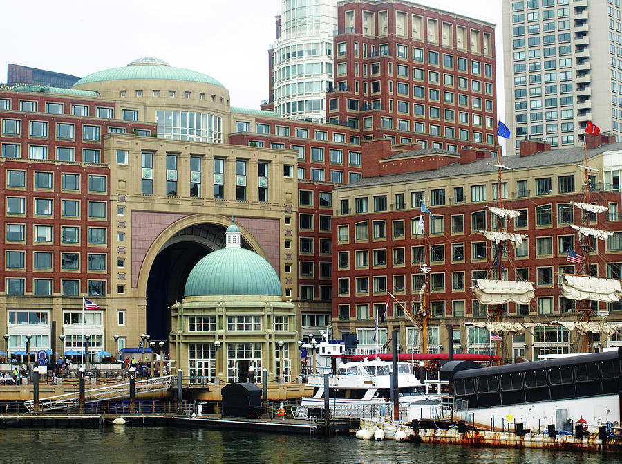 Boston Harbor Photograph by Mary Capriole