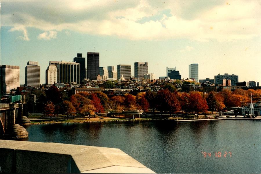 Boston in the fall 94 Photograph by Robert Nickologianis
