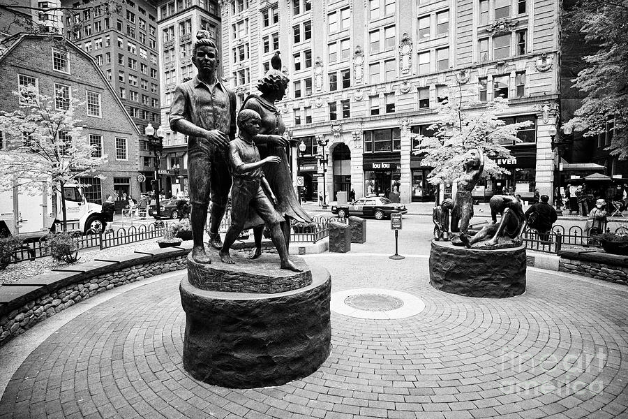 Boston Irish Famine Memorial USA Photograph By Joe Fox - Pixels