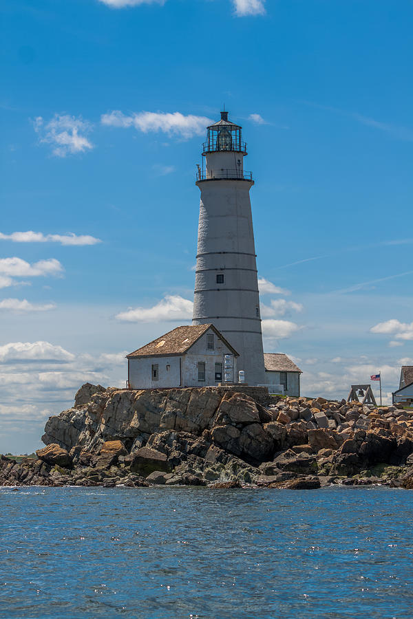 Boston Lighthouse Portrait Photograph by Brian MacLean