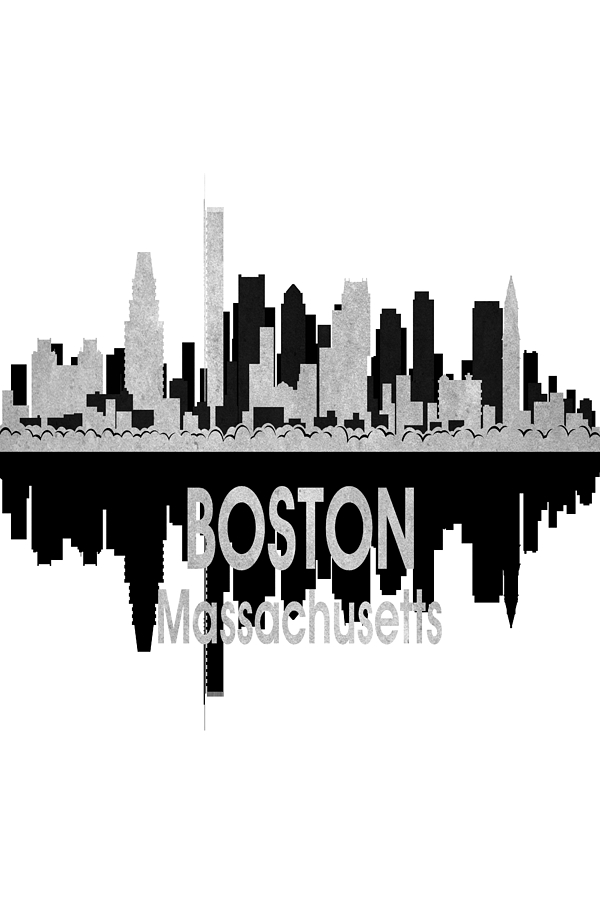 Boston MA 4 Vertical Digital Art by Angelina Tamez