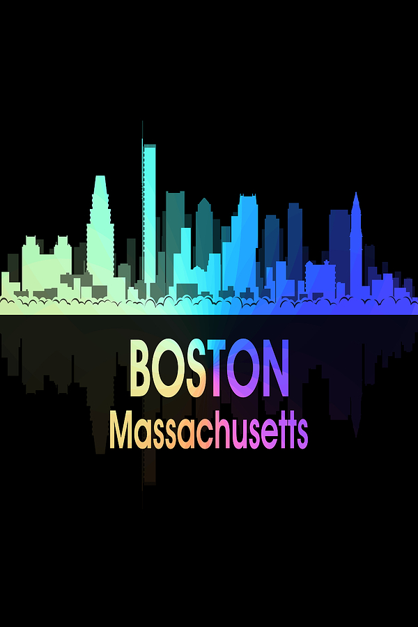 Boston Ma 5 Vertical Digital Art