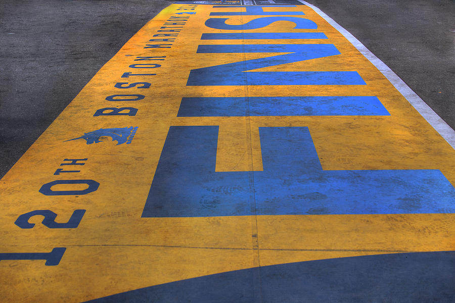 Boston Marathon Finish Line Photograph - Boston Marathon Finish Line by Joann Vitali Boston Marathon Finish Line Photograph - Boston Marathon Finish Line by Joann Vitali