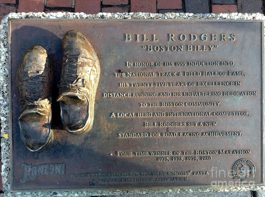 Boston Marathon Winner Bill Rogers Photograph by Gina Sullivan