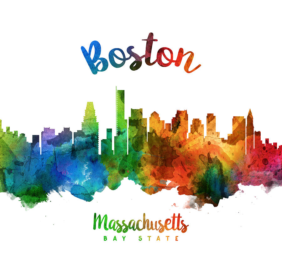 Boston Painting - Boston Massachusetts 25 by Aged Pixel