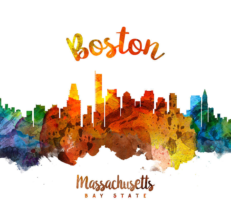 Boston Painting - Boston Massachusetts 26 by Aged Pixel