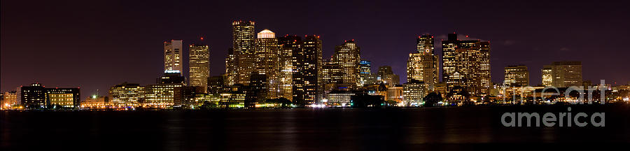 Boston Massachusetts - Panoramic Photograph by Anthony Totah