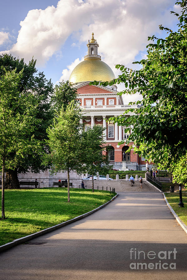 Boston Massachusetts State House Photo Photograph by Paul Velgos