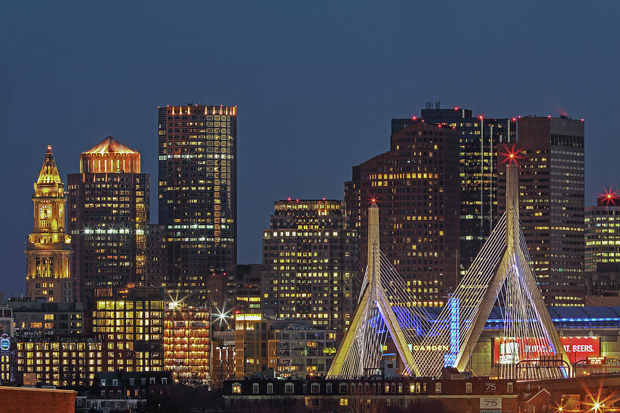 Boston Nightlight Photograph by Juergen Roth