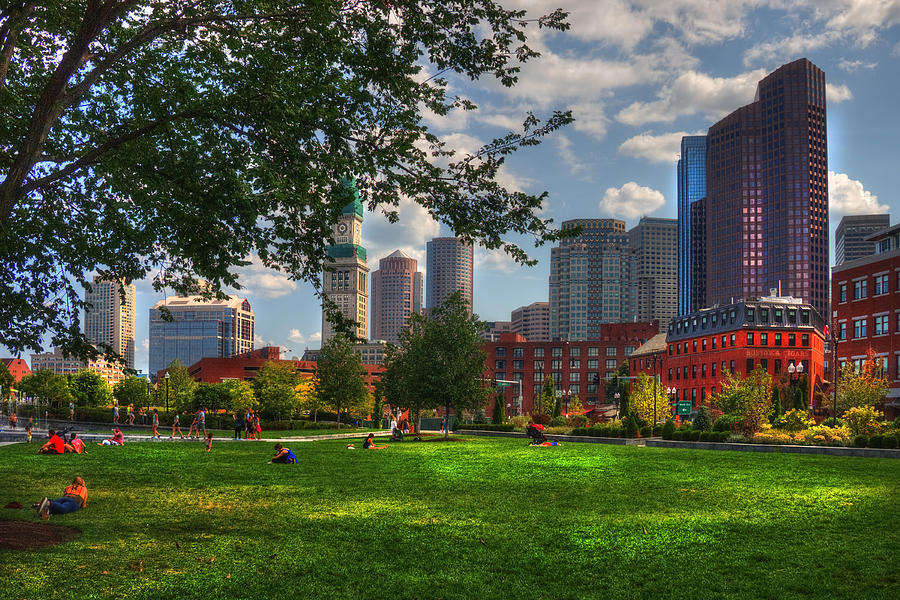 Boston North End Parks - Rose Kennedy Greenway Photograph by Joann Vitali