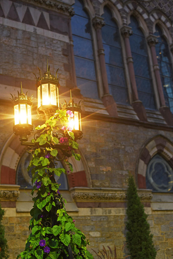 Boston Old South Church Street Lights Boston MA Photograph by Toby McGuire