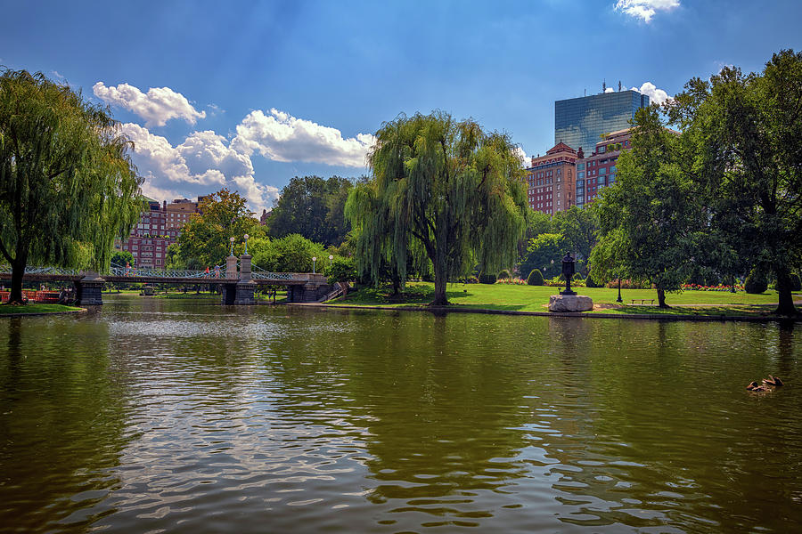 Boston Photograph - Boston Public Garden by Rick Berk