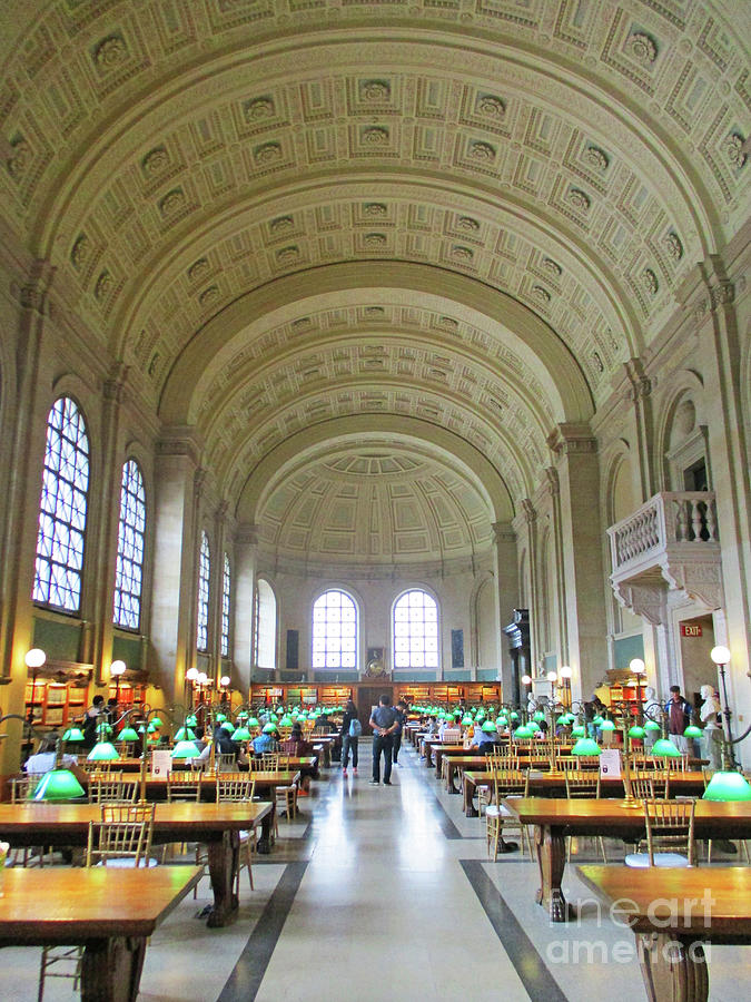 Boston Public Library 6 Photograph by Randall Weidner