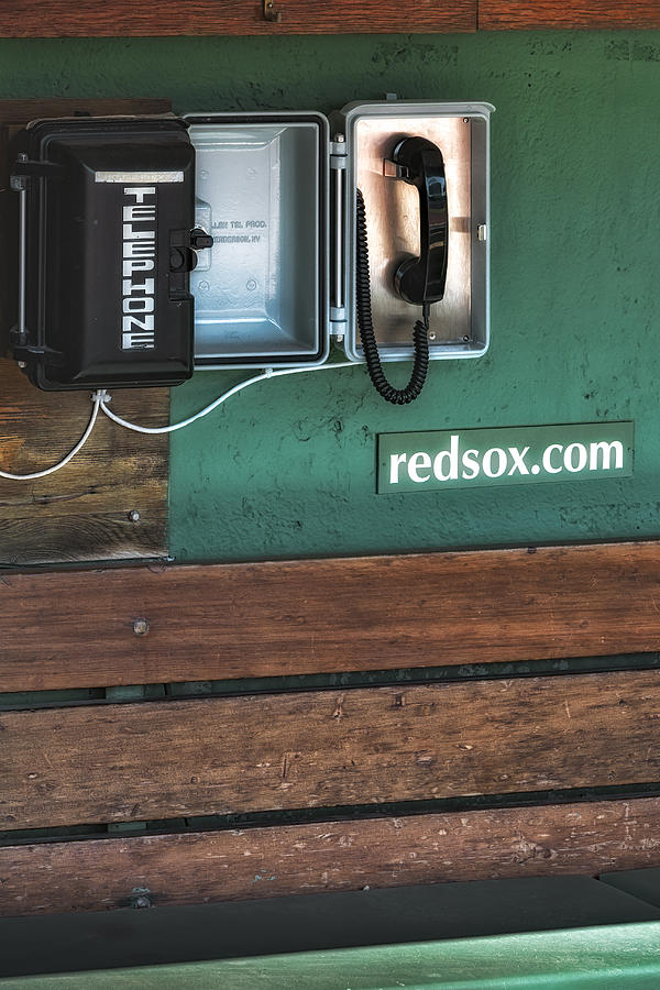 Boston Red Sox Dugout Telephone Photograph by Susan Candelario