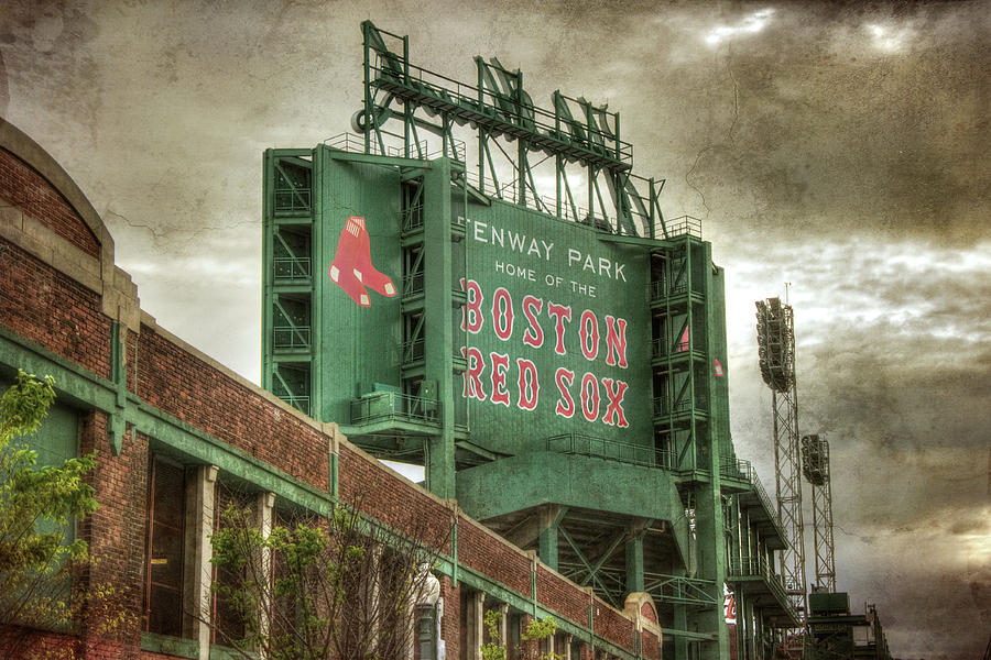 Boston Red Sox Fenway Park Scoreboard Art Print