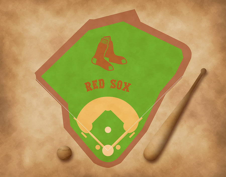 Boston Red Sox Field Digital Art