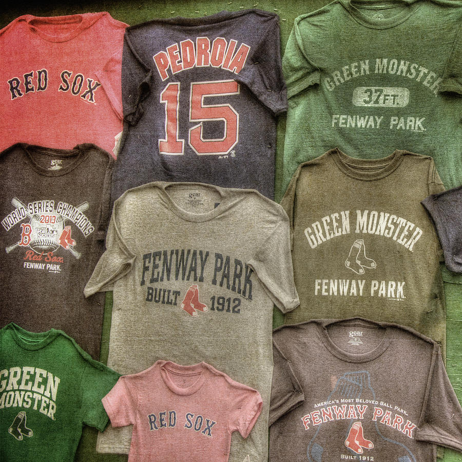 Tops, Red Sox Fenway Green Monster Tshirt