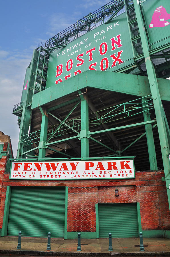 Fenway Park Boston Redsox Sign Photograph by Bill Cannon - Fine Art America