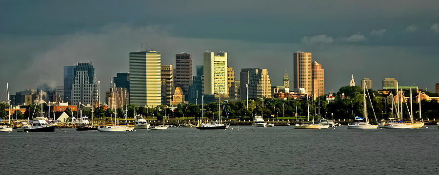 Boston Skyline Photograph by Albert Seger